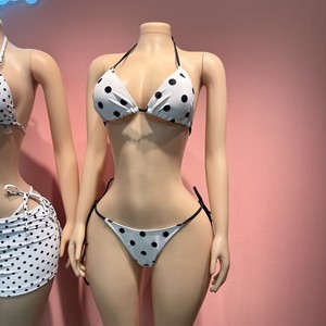 2026 신상 여성 3피스 수영복 비치웨어 수영복 비키니 도트 섹시 3종 비키니 세트 여성 수영복 - Product Image 4