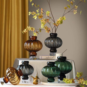 Decoración de linterna vintage, jarrón de cristal artístico, adorno para el <span class=keywords><strong>hogar</strong></span> y la decoración de la boda - Product Image 2