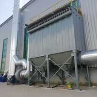 Colector de Polvo Industrial de Alta Temperatura con Filtro de Bolsas de Pulso por Chorro para Calderas de Leña, Carbón y Biomasa