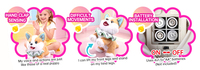 Peluche électronique Corgi interactive : chiot qui marche et aboie avec accessoires de beauté pour enfants et filles – Cadeau idéal