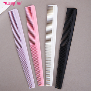 Peigne à cheveux professionnel Wanmei, peigne à cheveux en plastique double face, peigne de coiffure pour hommes, peigne de <span class=keywords><strong>coupe</strong></span> de cheveux pour barbier, peigne de coiffure - Product Image 1