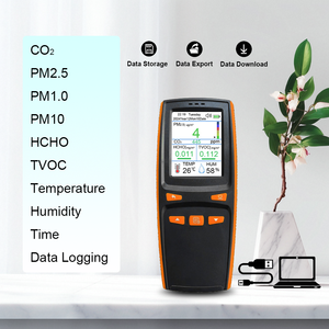 Đa chức năng <span class=keywords><strong>Gas</strong></span> Detector với dữ liệu tải về độ chính xác cao CO2 PM2.5 cảm biến Meter không khí trong nhà chất lượng màn hình phân tích khí - Product Image 2