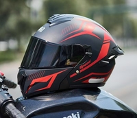 Nouveau Casque Modulable à Double Visière avec Fonction Relevable pour Moto Tout-Terrain, Taille Unique, Emballé en Boîte