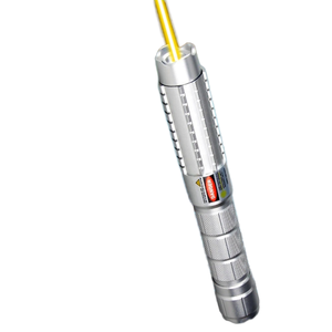 Professional 532nm 561nm Golden Yellow Aluminum Alloy UV Flashlight Super Bright Long Range Focus Beam 591nm Promotional