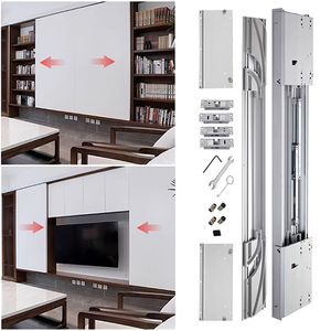 Coplanar trượt hệ thống cửa Con lăn đồ nội thất hệ thống cửa trượt coplanar Inline mềm đóng cửa tuôn ra cửa trượt con lăn - Product Image 1