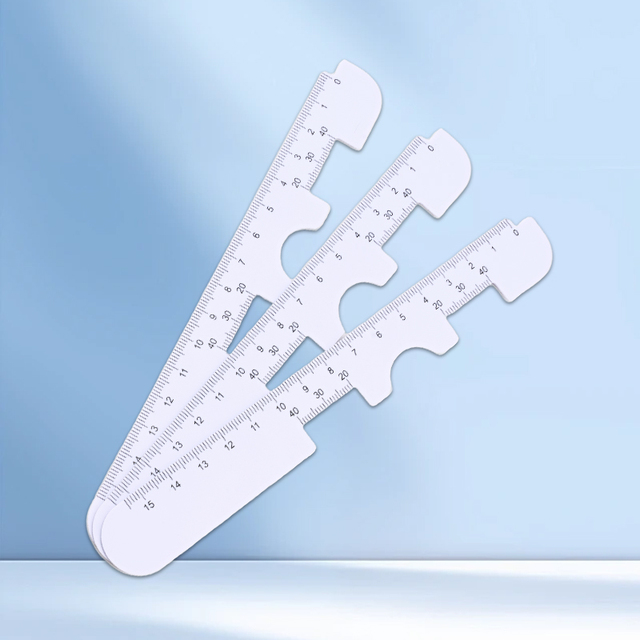 Custom Logo Flexible PVC Pupil Distance Ruler PR001 Optical Instrument for Eyeglass Fitting and Vision Care Factory Price