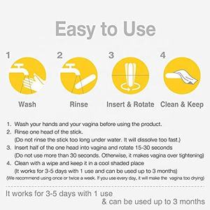 Bastoncino Vaginale a Marchio Privato, Prodotti per l'Igiene Femminile, Bacchetta per il Restringimento Vaginale - Product Image 4