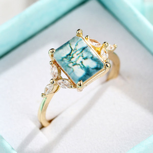 Anello Vintage con Zircone a Marquise per Donne, Gioiello Creativo e alla Moda - Product Image 5