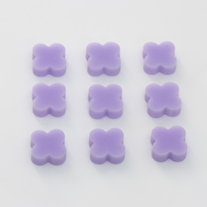 Loose đá quý nhà máy tùy chỉnh tổng hợp màu tím Turquoise bán buôn bốn lá Clover - Product Image 4