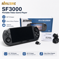 Console de jeu portable SF3000, prend en charge la sortie vidéo HD TV, lecture de musique, console de jeu portable pour enfants et adultes, cadeau