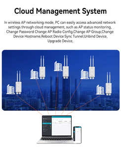 Ax3000 ngoài trời Wifi 6 Repeater Long Range điểm truy cập với Gigabit quang SFP cổng hỗ trợ liền mạch chuyển vùng - Product Image 6