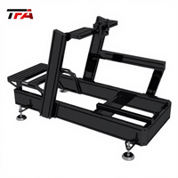 Simulador de Carreras Deportivo, Cabina de Simulación con Estructura de Aluminio, Asiento de Carreras, Soporte para Volante para ESports