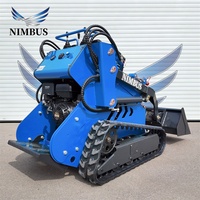 Sistem Pengangkat Hidrolik Efisiensi Tinggi NIMBUS untuk Skid Steer Loader dengan Bucket Leveling Otomatis Standar