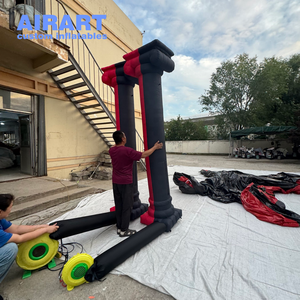 Colonne romaine gonflable classique de 3 m pour décoration de scène, colonne gonflable personnalisée pour décoration de fête - Product Image 2