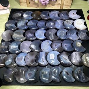 Piedras de Ágata Azul Pulida al por Mayor, Piedras de Cristal Vibrantes y Coloridas para Decoración del Hogar y Regalos - Product Image 4