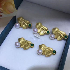 Colgante DIY de Plata S925 con Cuentas de 6-7mm, Accesorio de Collar Sencillo con Conejo Vacío, 10534 Dijes, Accesorios de Perlas WENCHI China - Product Image 2