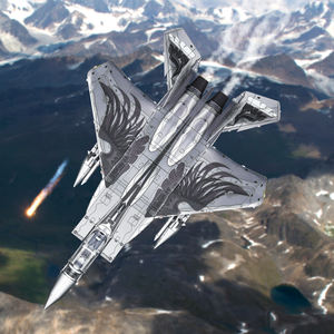 Piececool F 15 Fighter Puzzle 3D in Metallo Moderno Kit Modello di Aereo Fai-da-Te Assemblaggio Dettagliato Regalo da Collezione per Adulti e Bambini - Product Image 5