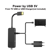 Decodificador de TV Gx6702s5 DVB-T2 Gratuito, Mini Decodificador DVB-C con Función de Memoria USB, Stick de TV DVB-T2 para Italia, Polonia, Francia, Alemania, Grecia
