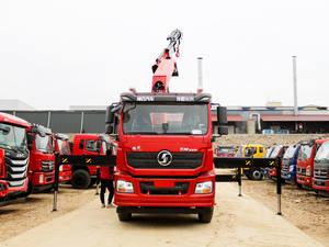 Sany Palfinger 16 tonnes 18 tonnes 20 tonnes 25 tonnes grue à flèche hydraulique Shancman 6x4 tête de tracteur avec grue à vendre - Product Image 4