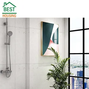 China Suppliers Artificial 800*800mm Wear-resistant Rustic Floor Tiles White Non-slip Terrazzo Floor Bathroom Wall Tiles