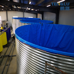 Réservoir galvanisé résistant aux températures chaudes et froides pour l'élevage d'espèces d'eau salée, de mollusques et de poissons marins - Product Image 5