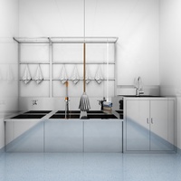 Armoire dentaire en acier inoxydable, mobilier de clinique mobile, tiroirs de rangement, équipement médical d'hôpital, poste de travail avec évier