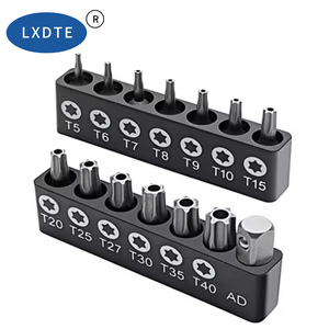 Jeu de 14 embouts Torx de sécurité anti-corrosion LXD en chrome vanadium T5 à T40 pour usage industriel - Product Image 1