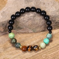 Collier de prière Mala 108 perles avec long pompon, bracelet en pierre de guérison, colliers de méditation yoga, bijoux en quartz