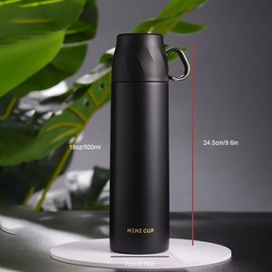 The New One-Cover Dual-Purpose <b>Thermos</b> Outdoor Portable Sports 304 Stainless Steel Cold <b>Cup</b> - Product Image 6
