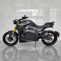 Moto électrique 72V à pneus larges pour adultes, moteur haute puissance 3000W 5000W, batterie au lithium, moto sportive
