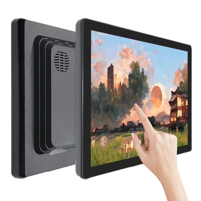 New 15" Capacitive Touch Screen Monitor 4:3 Aspect Ratio DVI/USB Interface LCD Kit Black Plastic OEM