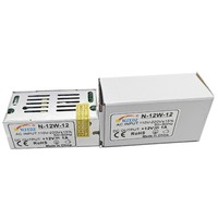 Alimentation à découpage AC/DC 12V 1A 12W IP20 mini format CE RoHS pour bande LED intérieure – Meilleures ventes