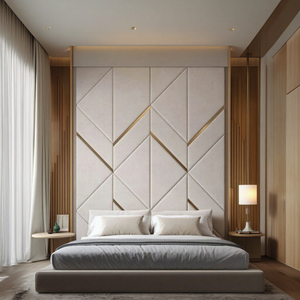 Cabecero <span class=keywords><strong>de</strong></span> <span class=keywords><strong>Tela</strong></span> Suave para <span class=keywords><strong>Cama</strong></span> <span class=keywords><strong>de</strong></span> Hotel y Diseño Moderno <span class=keywords><strong>de</strong></span> Panel <span class=keywords><strong>de</strong></span> Pared <span class=keywords><strong>de</strong></span> Madera para Dormitorio - Product Image 2