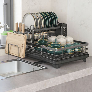 BX cuisine étagère de rangement pour vaisselle propre panier de vidange bol plat égouttoir panier baguettes vidange bol boîte de rangement - Product Image 6