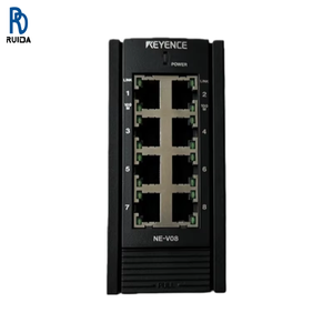 Switch Ethernet KEYENCE NE-V08 con 8 Puertos, Convergencia de Red Adaptada a Líneas de Producción de Automatización Industrial - Product Image 1
