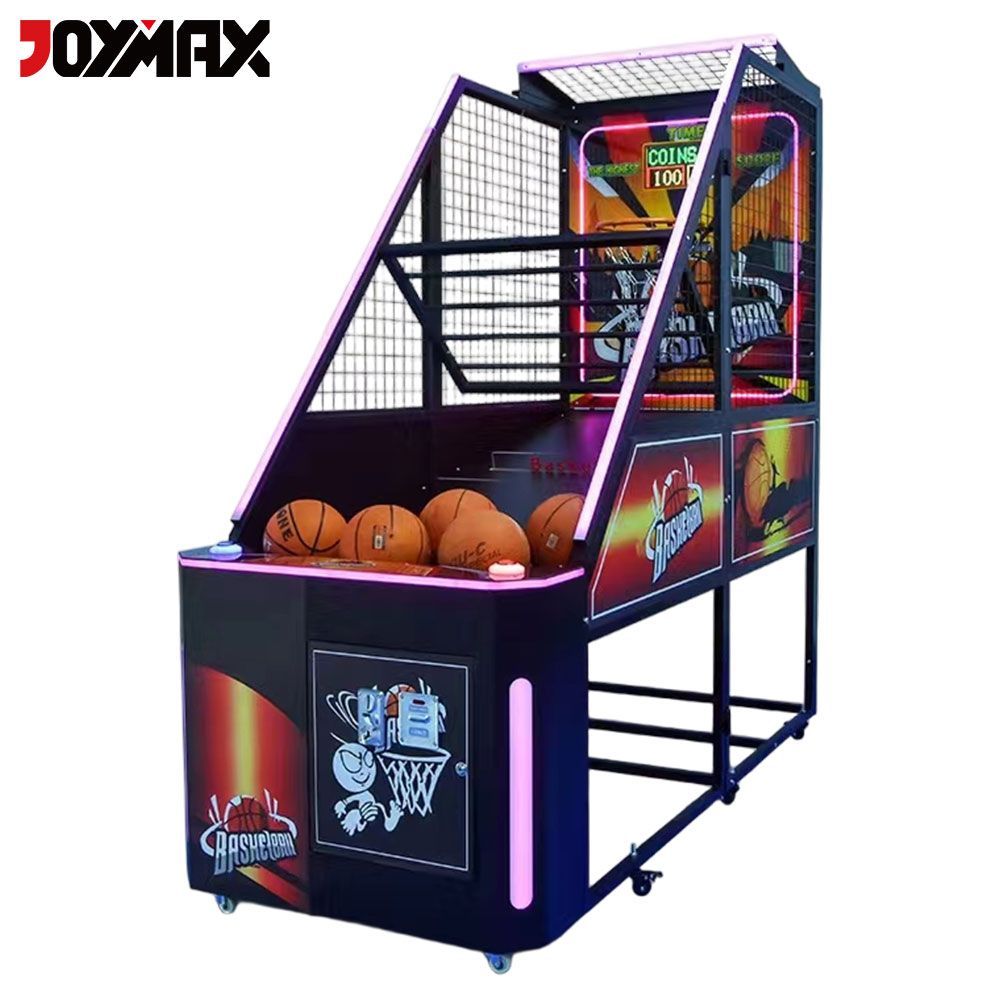 Coin Operated Basketball Machine Street Colorful Arcade Games Glowing Indoor Home Game Room Adult Entertainment Equipment