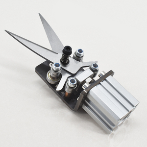 JS200 Doppia azione di taglio nastro auricolare cilindro pneumatico compressore d'aria pinza per fare la macchina taglio aria forbice - Product Image 1