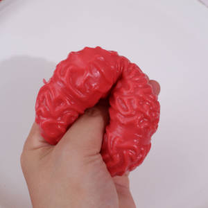 Cute Brain-Shaped Stress Relief <b>Toy</b> <b>for</b> <b>Boys</b> Girls Soft TPR Silicone Plastic Push Pop Sensory Squeeze <b>Toy</b> - Product Image 4