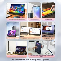 Écran d'extension portable sans bordure 4K HD pour jeux et esports, écran externe pour ordinateur, vente en gros