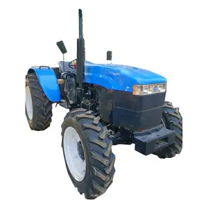 Tratores segunda mão Holland Tractors SNH754 75HP farm compact 4x4 rodas tractores implementos venda para