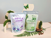 Thé énergisant naturel, thé détoxifiant pour perdre du poids, ingrédients naturels à base de plantes, thé santé avec service OEM
