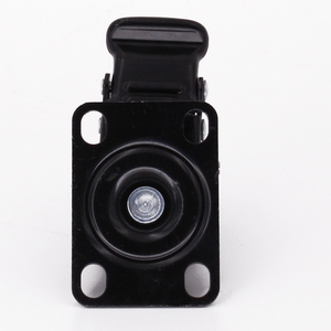 Ensemble de roulettes pivotantes en <span class=keywords><strong>PVC</strong></span> orange et <span class=keywords><strong>noir</strong></span>, freinables, 50 mm (2 pouces), petites roulettes pour meubles, usage léger, pour chaise de bureau - Product Image 5