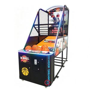 Machine de jeu de basket-ball pliable à monnayeur pour salle de sport intérieure - Product Image 1