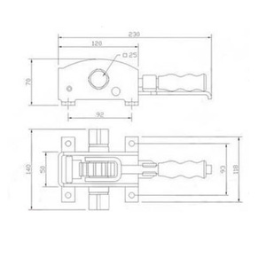 Bâche latérale articulée à cliquet pour camion et remorque - Product Image 4