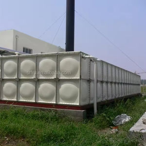 정사각형 직사각형 모듈식 GRP FRP 대형 식품 등급 물 저장 탱크 - Product Image 4