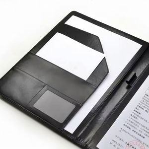 A4 Padfolio <b>Leather</b> Portfolio Organizer Pu File <b>Document</b> With Wirting Pad <b>Folder</b> - Product Image 4