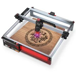 Cortador a laser para desktop DIY, máquina de corte e gravação a laser para madeira, tamanho 400x400mm, não metálico, fábrica, 10w, máquina de couro