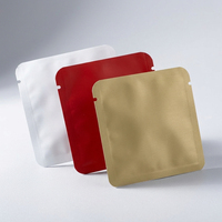 Sachets de thé et de café miniatures à trois soudures personnalisés, en aluminium laminé, thermosoudables, pour l'emballage de sachets de thé