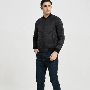 Blouson aviateur personnalisé de haute qualité avec logo, grande taille, style bomber, collection 2026 - Product Image 2