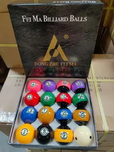 Juego Completo de Bolas de Billar Yalekang Negras de 8 Cristales de PVC, Bolas de Billar Americanas de 16 Colores, Estándar de Snooker, Tamaño Grande, en Caja - Product Image 2